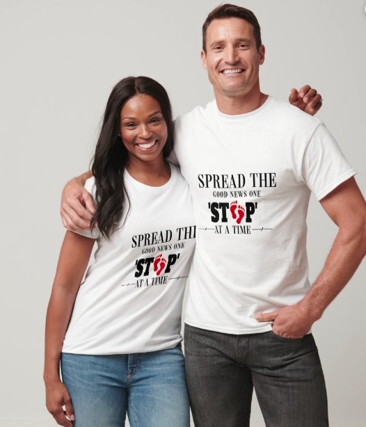 One Step at a Time: Spread the Good News T-Shirt